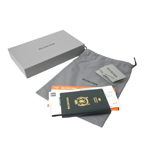 Balenciaga Passport Long Wallet Green White Orange Balenciaga Passport Long Wallet Green White Orange